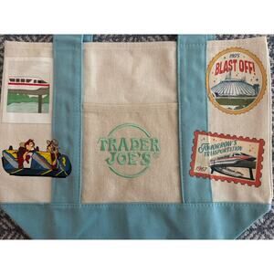Disney Space Mountain Custom Made Trader Joes Mini Tote One of a Kind
